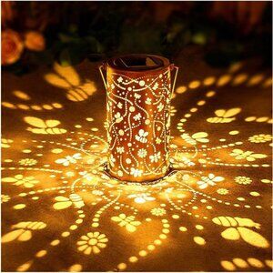 Bee Solar Lanterns Outdoor Waterproof Hanging Solar Lights Bee Gifts for Women
